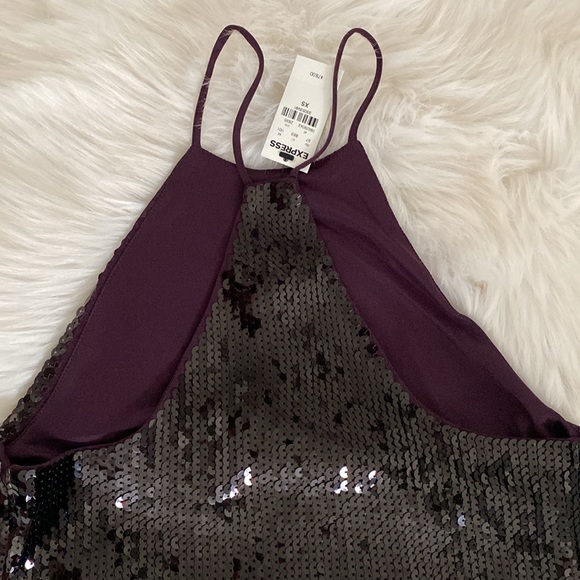 😍EXPRESS HOLIDAY SEQUIN CAMI - XS! - Picture 4 of 9